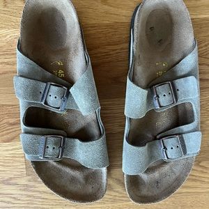 Mens Light Brown Birkenstock Sandals Size 45